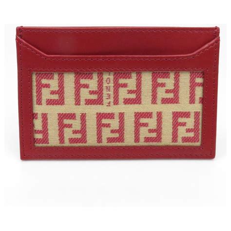 fendi zucca card case|Fendi hats for sale.